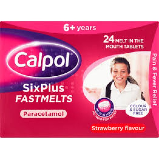 Calpol 6+ Fastmelt Tabs 24`s