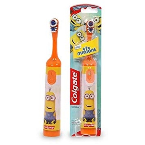 Colgate Kids Minions Extra Soft Battery Toothbrush 3+ Years