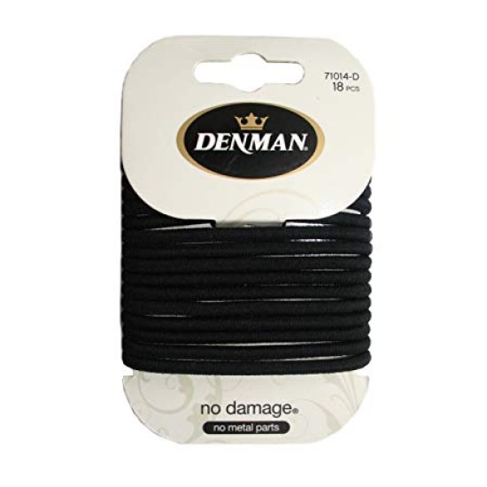 Denman Bright Large Elastic Bands 18 Pack