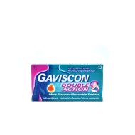 Gaviscon Dual Action Chewable Tabs 12 Pack