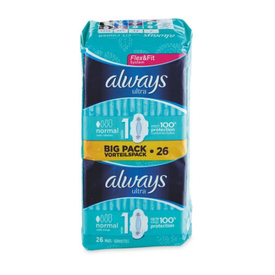 Always Ultra Duo Normal (Size 1) 26 Pads Always Ultra Duo Normal (Size 1) 26 Pads
