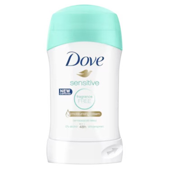 Dove Sensitive Deo Antiperspirant Stick 