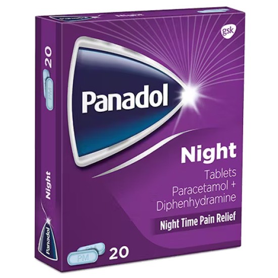 Panadol Night Pain Tabs 20`s Panadol Night Pain Tabs 20`s