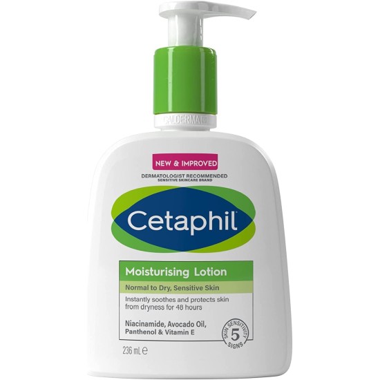 Cetaphil Moisturising Lotion 236ml, Normal to Dry, Sensitive Skin