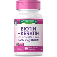 Nature's Truth Biotin + Keratin with Alpha Lipoic Acid