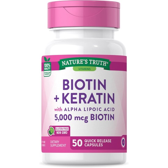 Nature's Truth Biotin + Keratin with Alpha Lipoic Acid