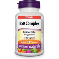 Webber Naturals B50 Complex Caps 80`s