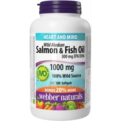 Webber Naturals Salmon & Fish Oil 1000mg Webber Naturals Salmon & Fish Oil 1000mg