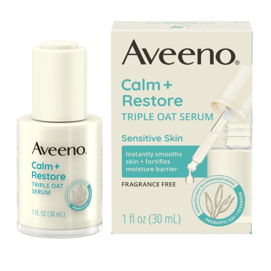 Aveeno Calm & Restore Age Triple Oat Serum for Sensitive Skin
