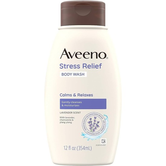 Aveeno Stress Relief Body Wash 12 Oz