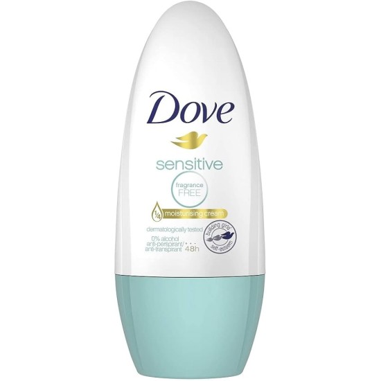 Dove Sensitive Roll-On Deodorant 50 ml