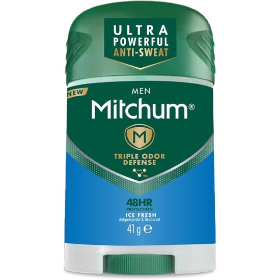 Mitchum Stick Triple Odour Defence Ice Fresh Male 41g