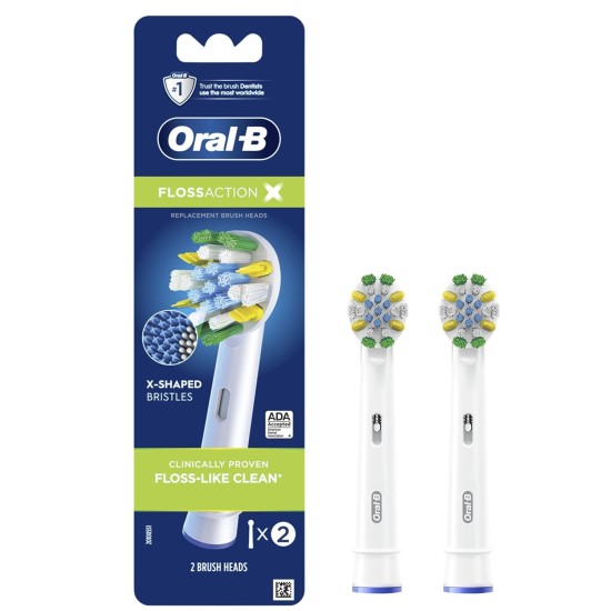 Oral B Gumcare Floss Action Electric Toothbrush 2`s Oral B Gumcare Floss Action Electric Toothbrush 2`s