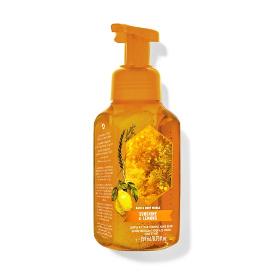 Bath & Body Works Sunshine & Lemon Gentle Foaming Hand Soap 8.75 Oz