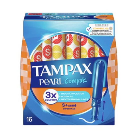 Tampax Compak Pearl Super Plus 16S Tampons