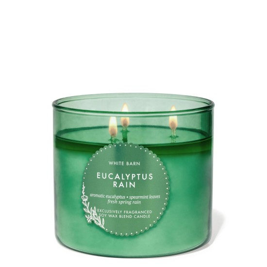 Bath & Body Works Eucalyptus Rain 3-Wick Candle 411g