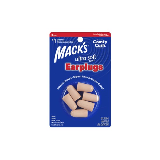 Mack's Earplugs Ultra Foam #923