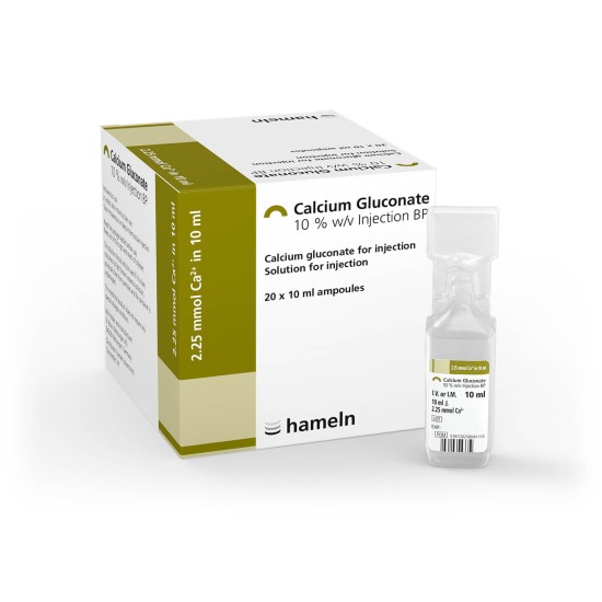 Calcium Gluconate 10% Amp 10ml Calcium Gluconate 10% Amp 10ml