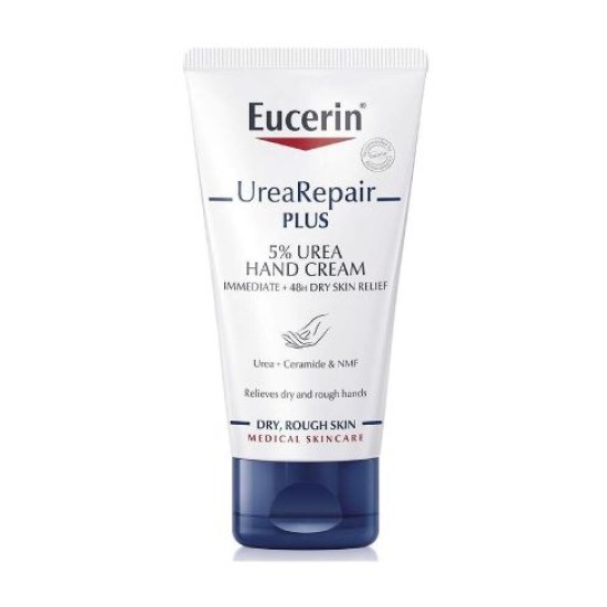 Eucerin Urea Repair Plus 5% Urea Hand Cream Skin Relief 75ml