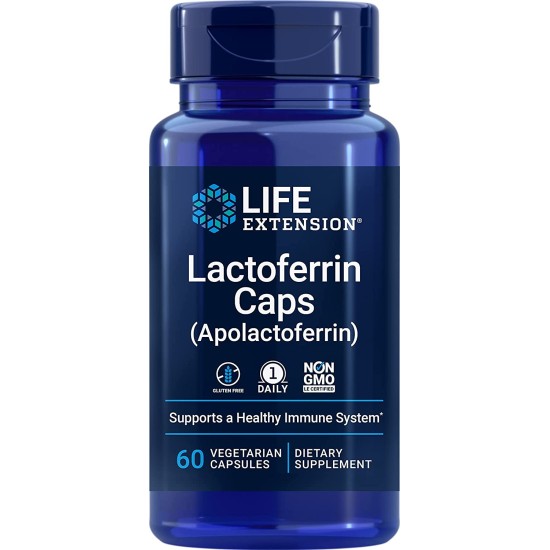 Life Extension Lactoferrin Caps (Apolactoferrin) 60`s