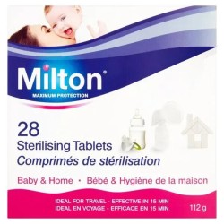 Milton Sterilizing Tablets 28 Tablets Milton Sterilizing Tablets 28 Tablets