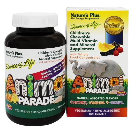 Natures Plus Animal Parade Kids Chewable Multivitamin