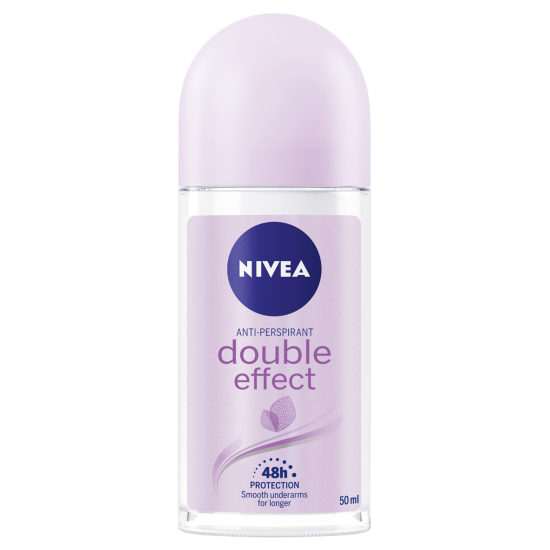 Nivea Double Effect Anti-perspirant Deodorant Roll On 50ml Nivea Double Effect Anti-perspirant Deodorant Roll On 50ml