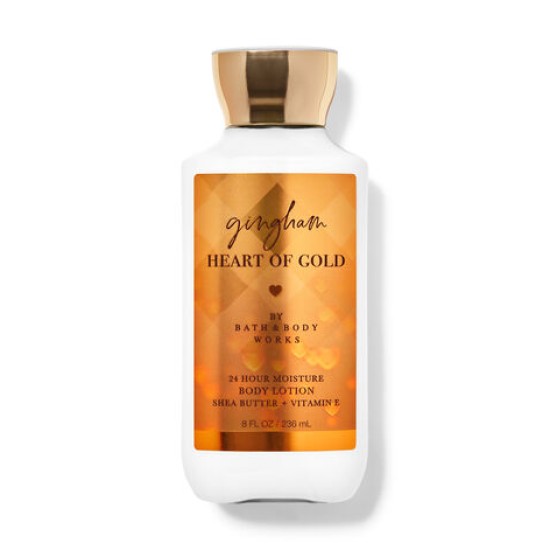 Bbw Gingham Heart Of Gold Super Smooth Body Lotion