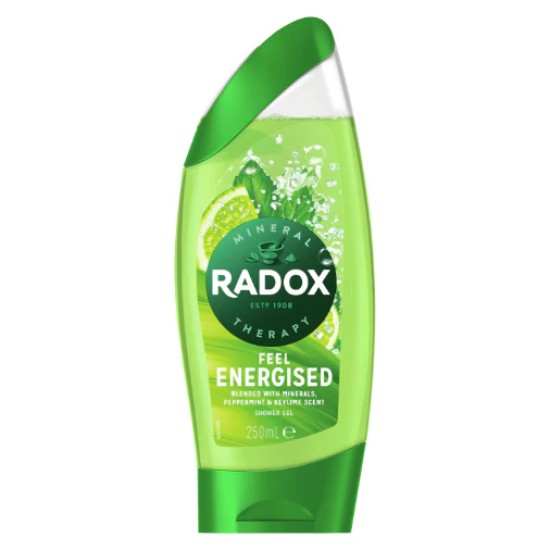 Radox Feel Energised Peppermint & Keylime Shower Gel 250mls
