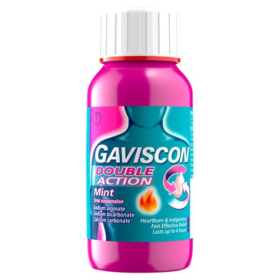 Gaviscon Double Action Mint Flavour Liquid Sugar Free - 150ml