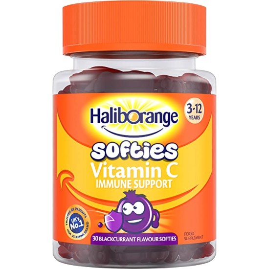 Haliborange Blackcurrant Vitamin C Immune Softies 30`