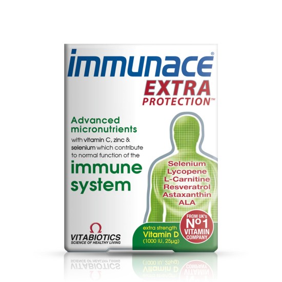 VITABIOTICS IMMUNACE EXTRA PROTECTION 30S