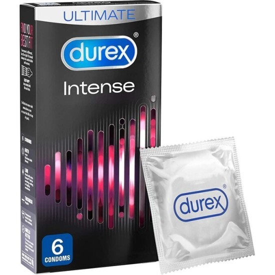 Durex Intense Ribbed & Dotted - 6 Condoms