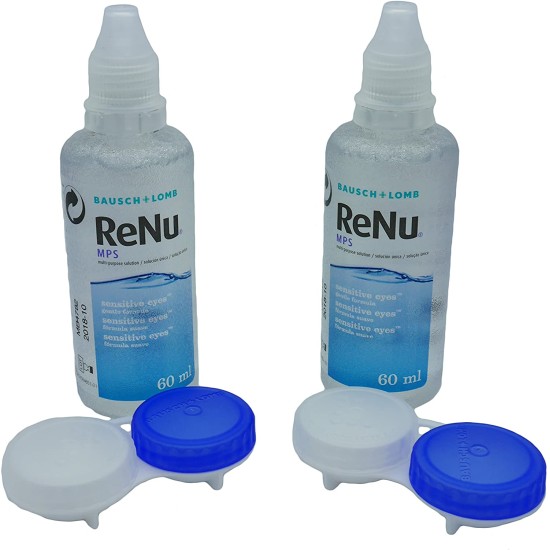 Renu Mps Flight Pack Contact Lens Solution 60ml *2