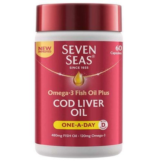 Seven Seas One A Day Pure Cod Liver Oil 60 Capsules