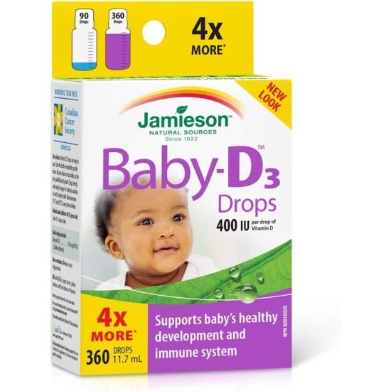 Jamieson Baby Vitamin D3 Drops for Infants
