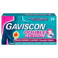 Gaviscon Double Action Mixed berries 24 Tablets