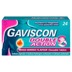 Gaviscon Double Action Mixed berries 24 Tablets