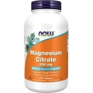 Now Supplements Magnesium Citrate 200mg