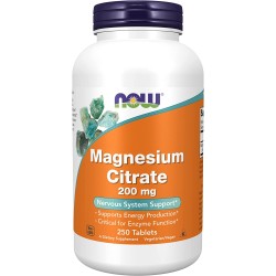 Now Supplements Magnesium Citrate 200mg Now Supplements Magnesium Citrate 200mg