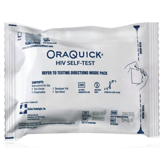 Oraquick Hiv Self Test Kit