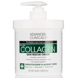 Advanced Clinicals Collagen Skin Rescue Lotion