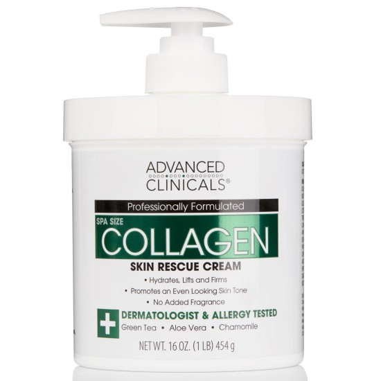Advanced Clinicals Collagen Skin Rescue Lotion