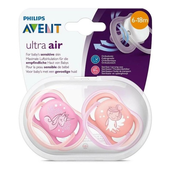 Philips Avent Soother Ultra Air Soother, Age 6-18 Months