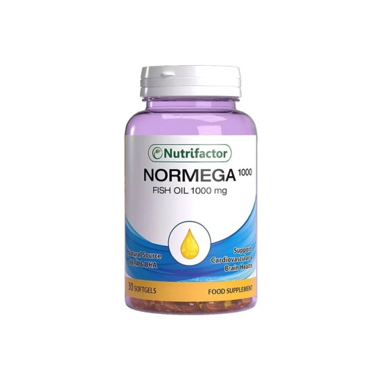 Nutrifactor Normega 1000 Omega-3 Fish Oil Softgels 30s