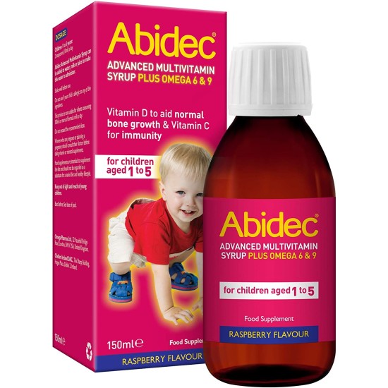 Abidec Advanced Multivitamin Syrup Plus Omega 6 And 9 150ml