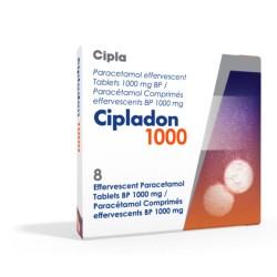 Cipladon 1000mg 8 Soluble Paracetamol Tablets
