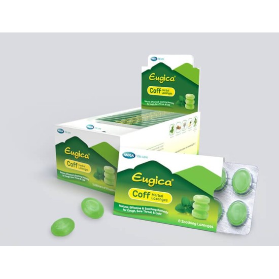 Eugica Coff Herbal Lozenges 8 Lozenges