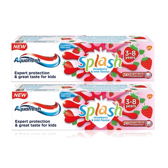 Colgate Aquafresh Splash Strawberry Kids Toothpaste 50ml