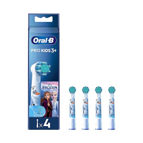 Oral-B Pro Disney Frozen Kids Electric Toothbrush Head Extra Soft Bristles 4 Pack